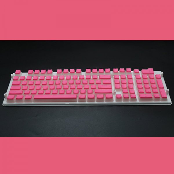 Pudding 108 Key Double Skin Pudding Cream PBT104 Two-color Milk Skin Mechanical Keyboard Translucent Keycap