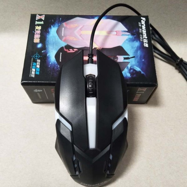 Wired Photoelectric Computer Office Home Gaming Light-Transmitting Mouse