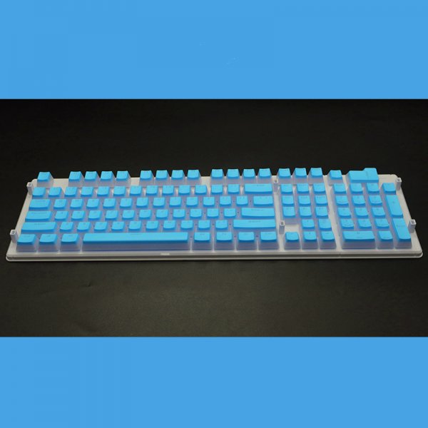 Pudding 108 Key Double Skin Pudding Cream PBT104 Two-color Milk Skin Mechanical Keyboard Translucent Keycap