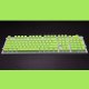 Pudding 108 Key Double Skin Pudding Cream PBT104 Two-color Milk Skin Mechanical Keyboard Translucent Keycap