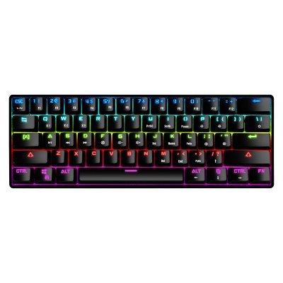 Crack K28 Wireless Bluetooth Mechanical Keyboard Gaming Office Computer Mobile Phone Tablet Notebook Rgb Wired Keyboard